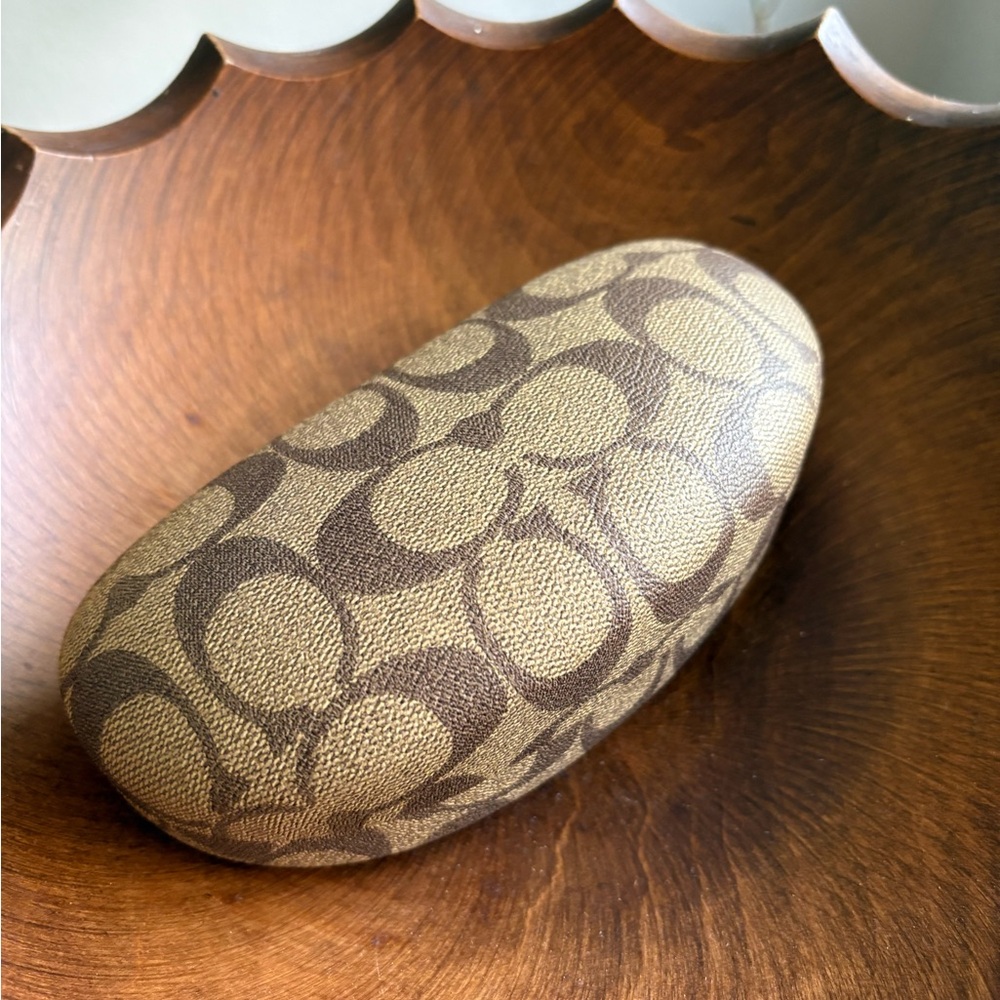 Coach eyeglass case